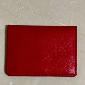 Neiman Marcus Red Mirror Wallet